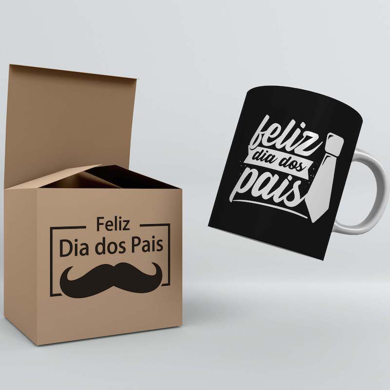 Kit Caixinha E Caneca Dia Dos Pais Cod 009 Mais Brinde