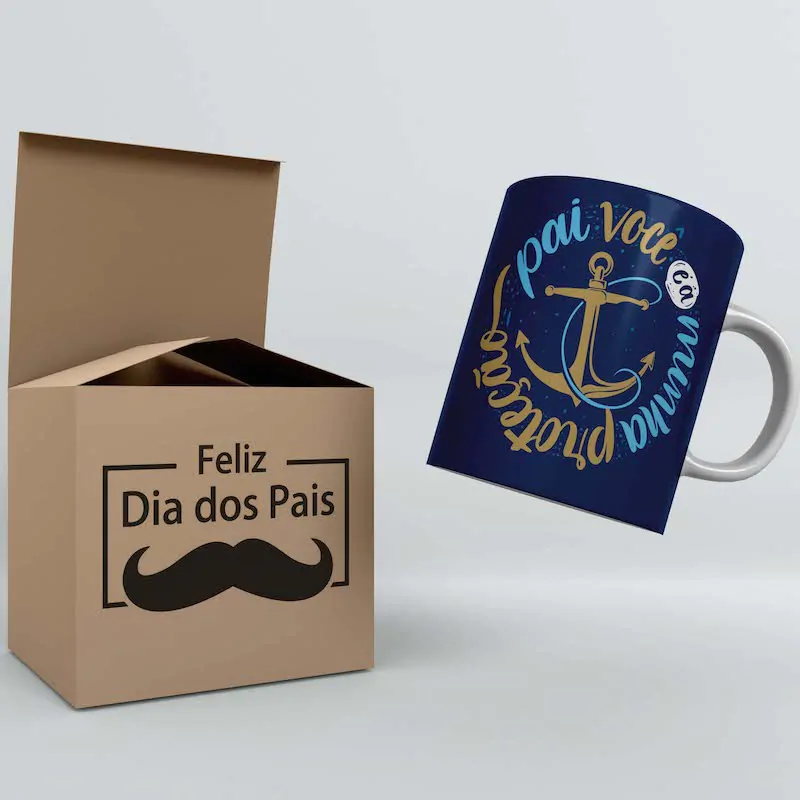 Kit Caixinha e Caneca Dia dos Pais cod-039