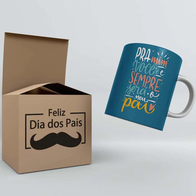 Kit Caixinha e Caneca Dia dos Pais cod-055