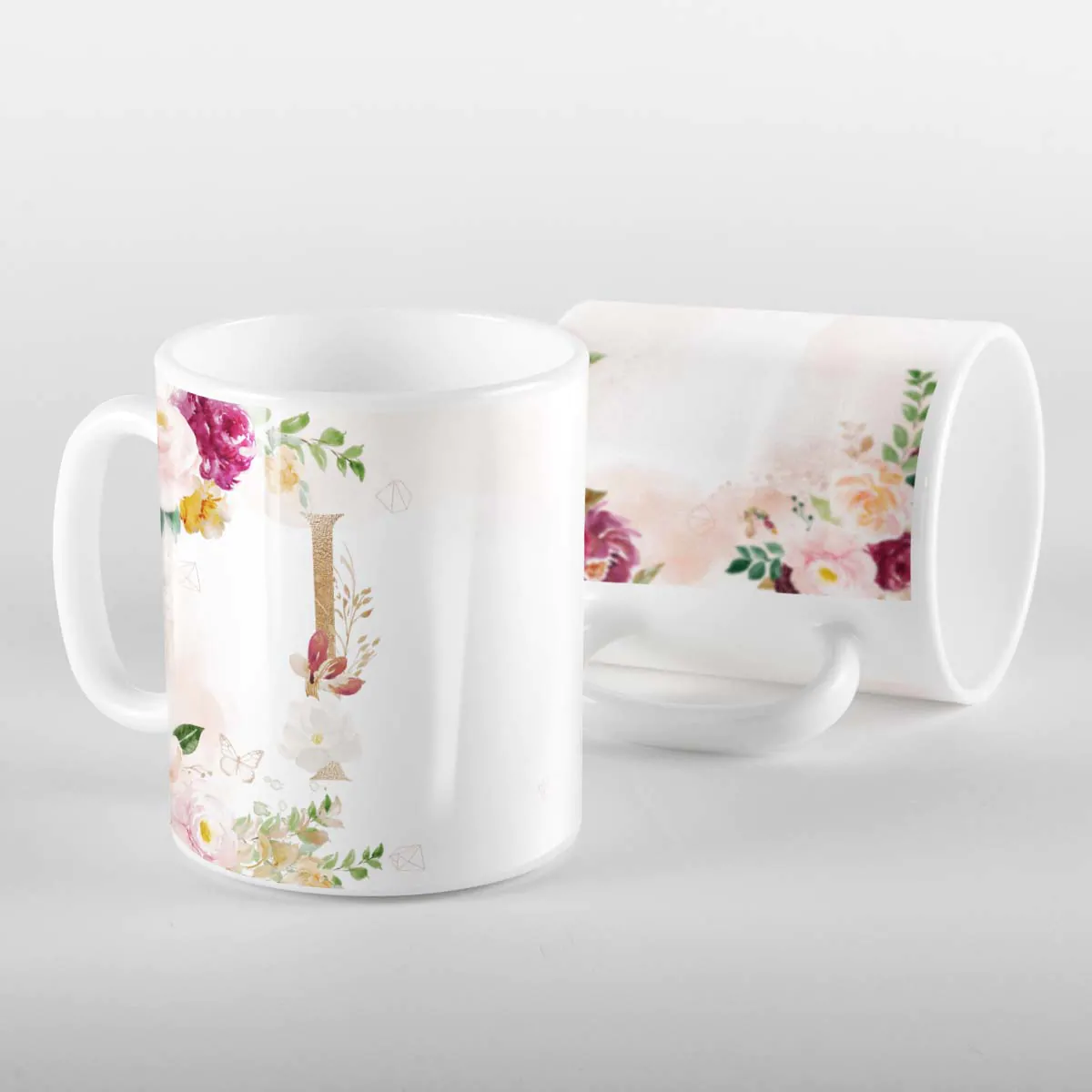 Caneca Letras Iniciais I Marsala