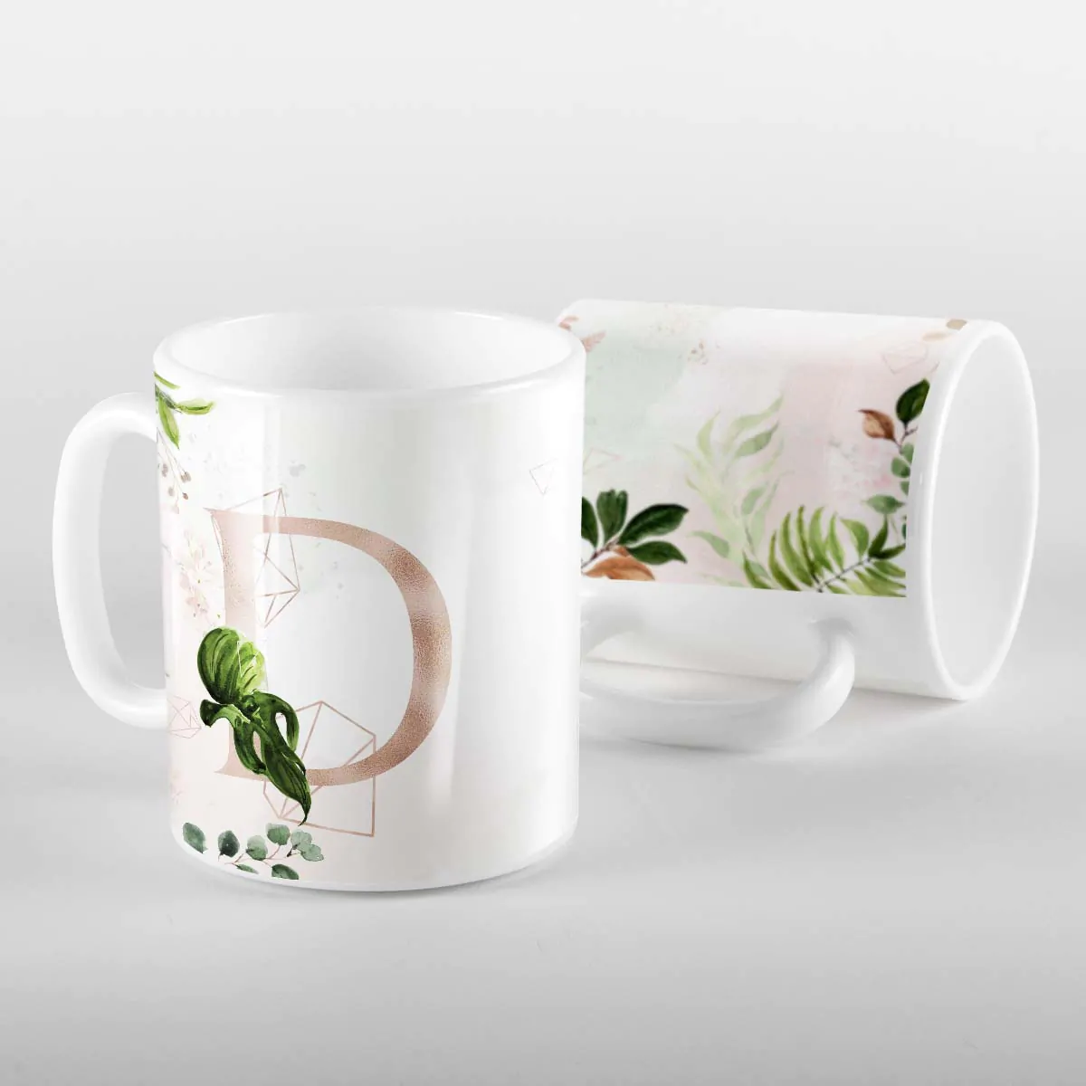 Caneca Letras Iniciais D Rose