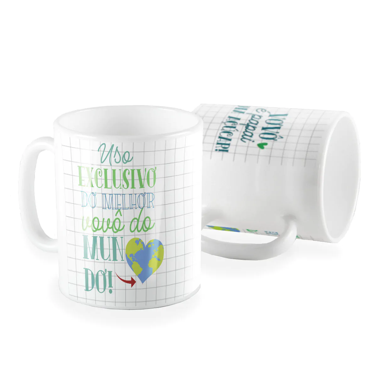 Caneca vovô é papai com açúcar