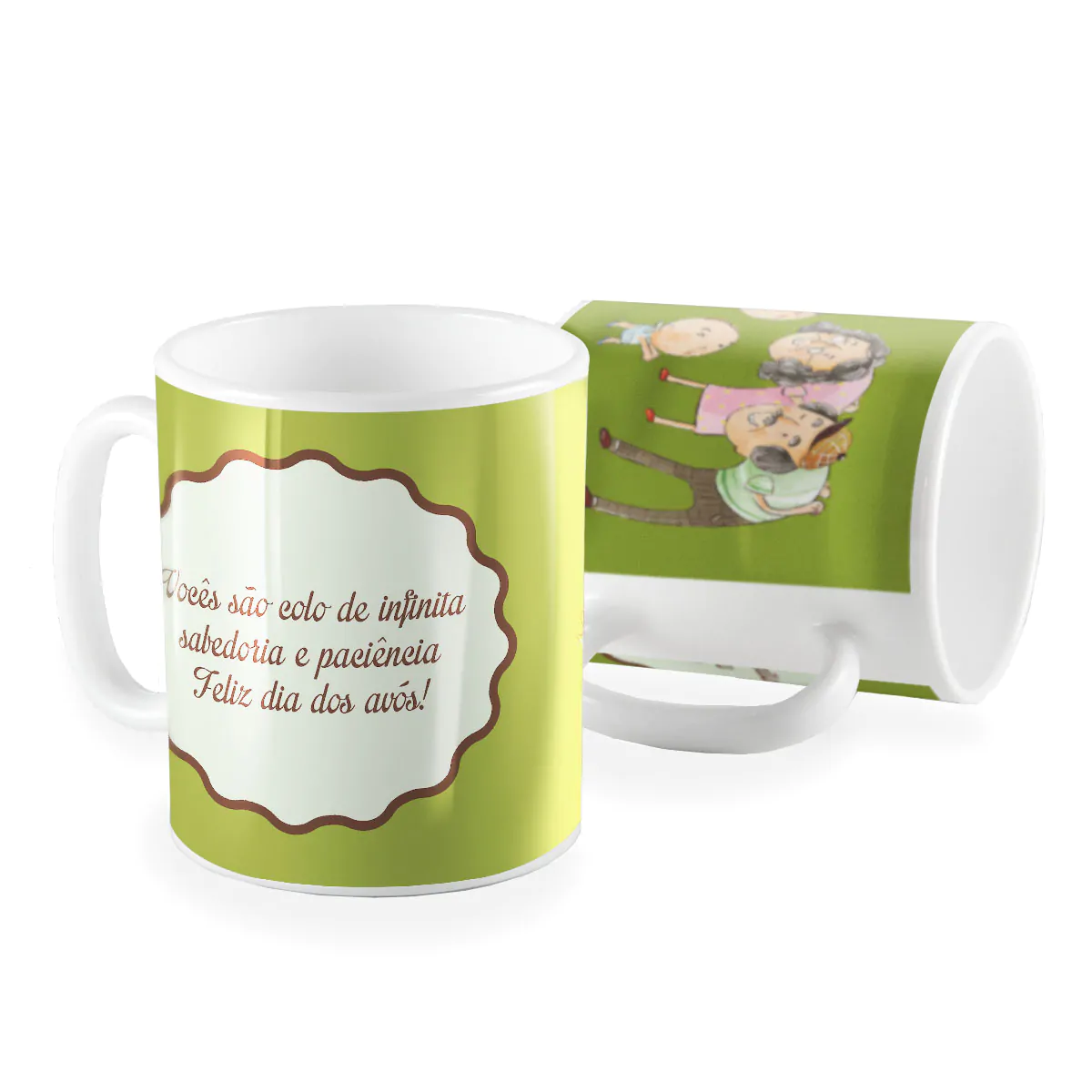 Caneca vovó colo de infinita sabedoria