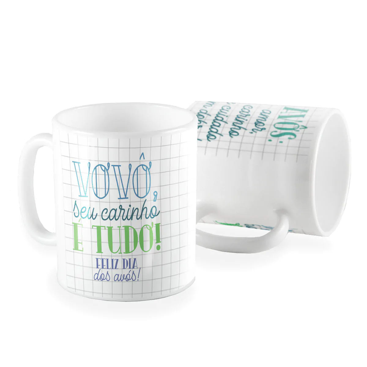 Caneca vovô amor carinho cuidado