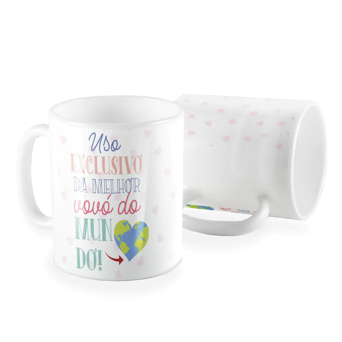 Caneca uso exclusivo da melhor vovó do mundo 2