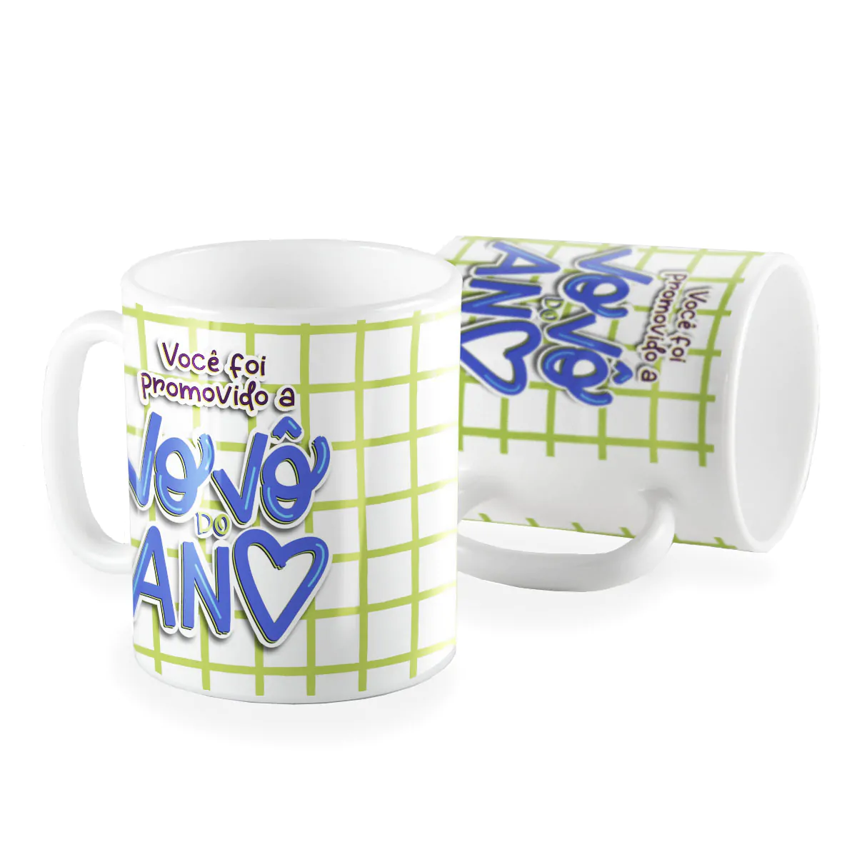Caneca promovido a vovô do ano