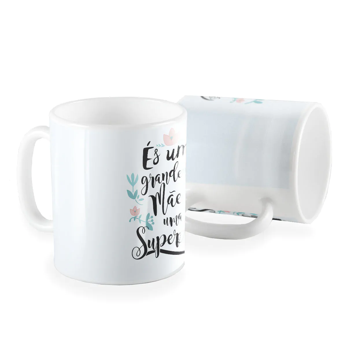 Caneca super avó floral