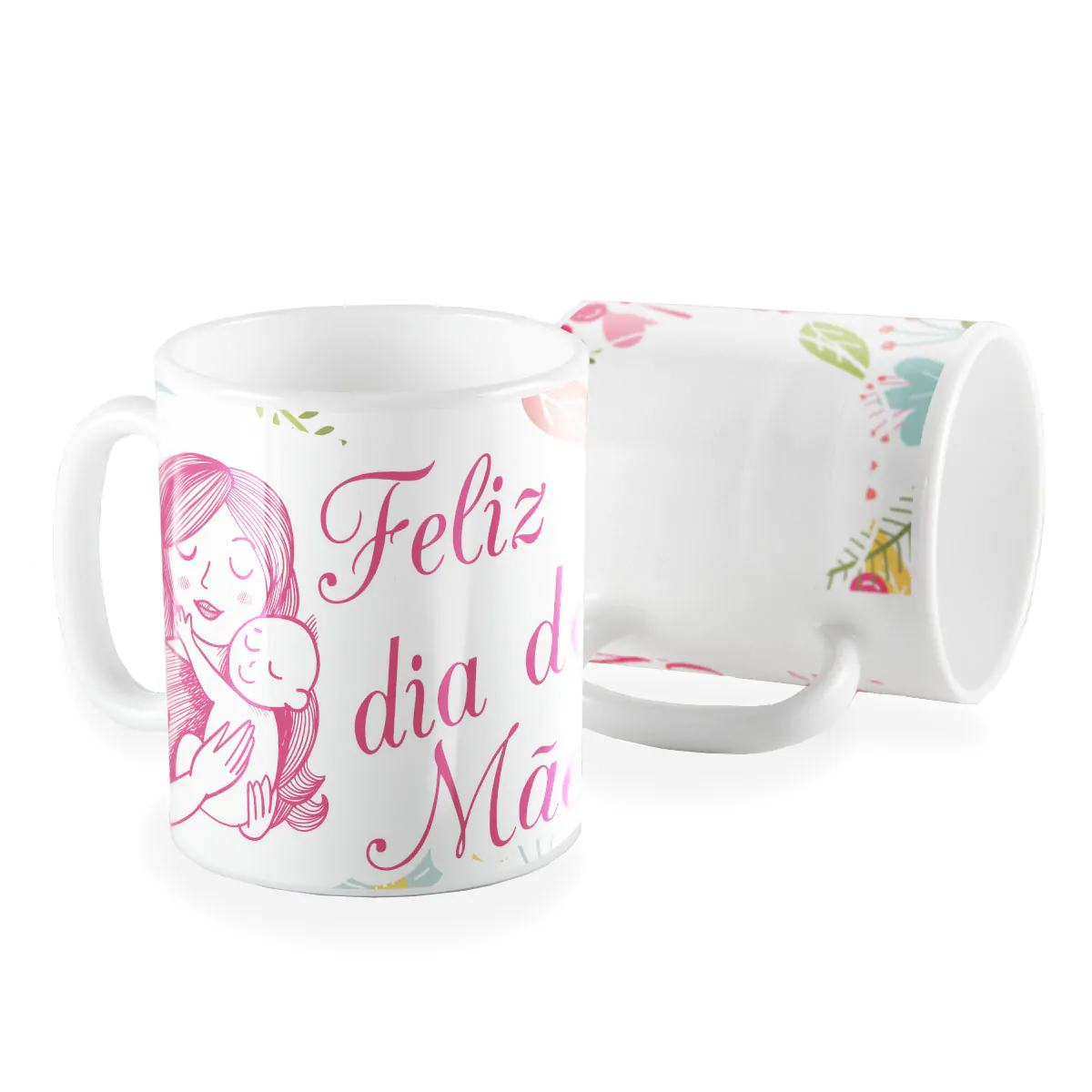 Caneca florido