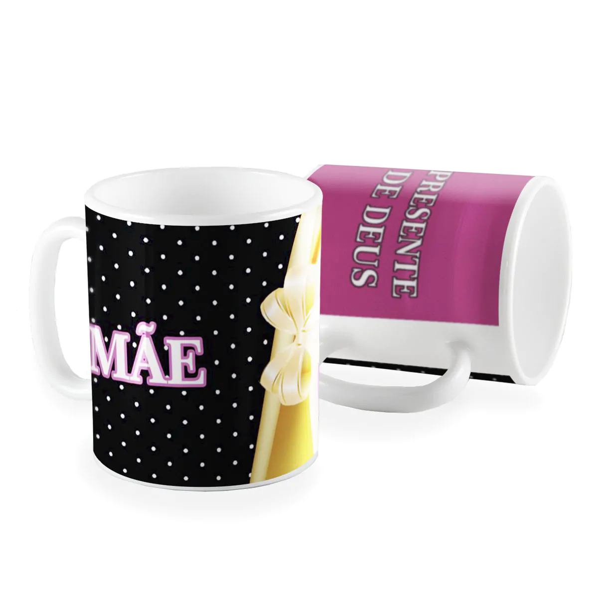 Caneca mae presente de Deus poa