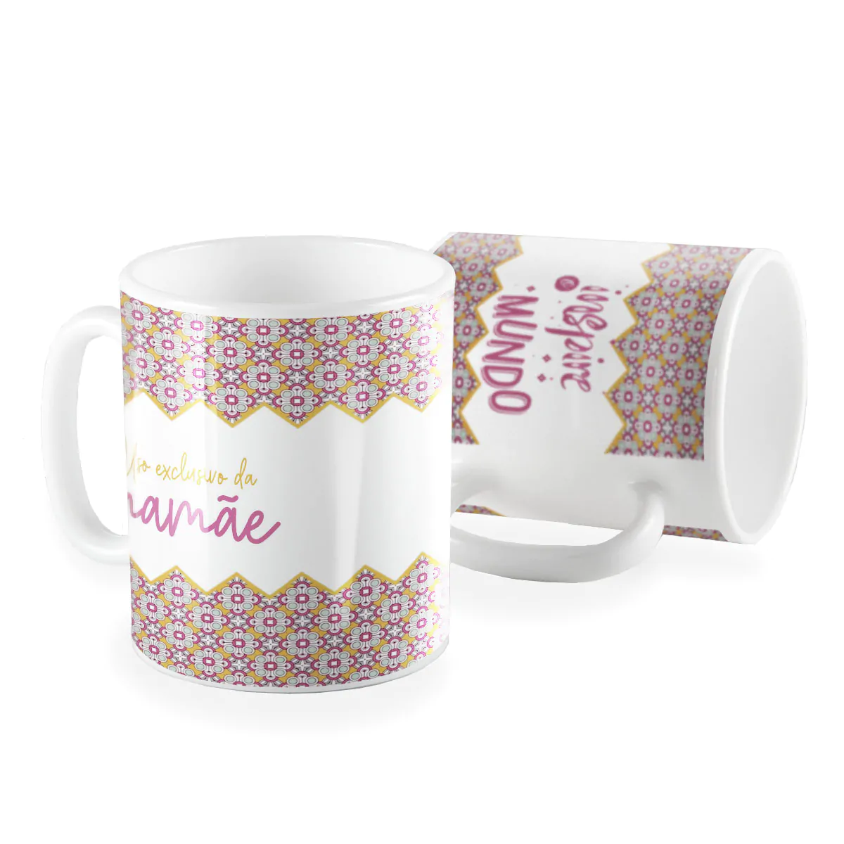 Caneca uso exclusivo da mamãe inspire o mundo