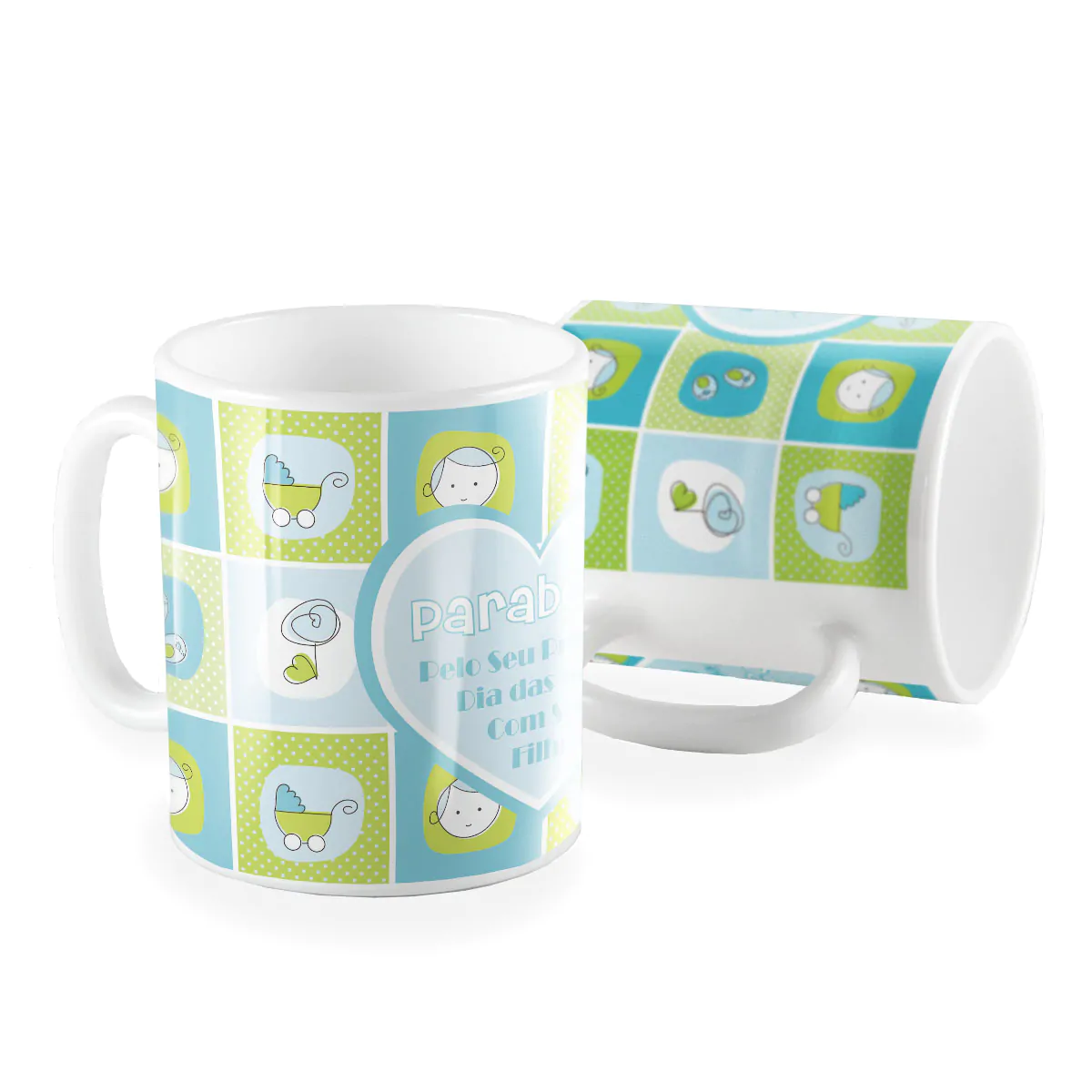 Caneca primeiro dia das maes filho