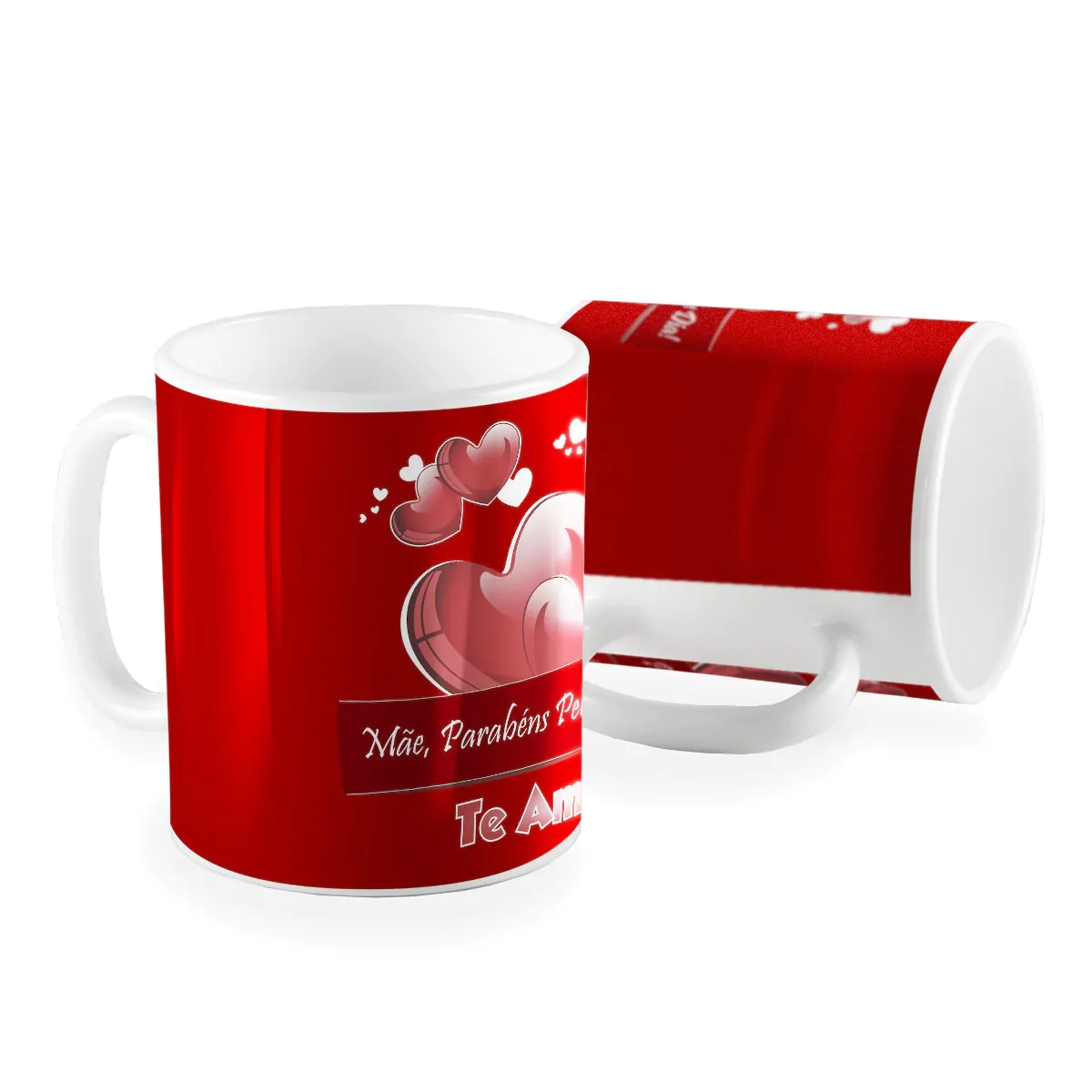 Caneca mãe parabens pelo seu dia