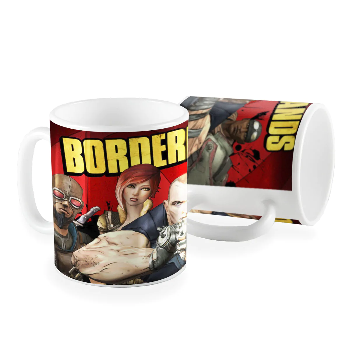 Caneca borderlands ataque
