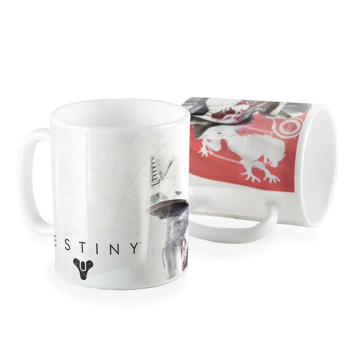Caneca Game Destiny Awaits batalha no planeta