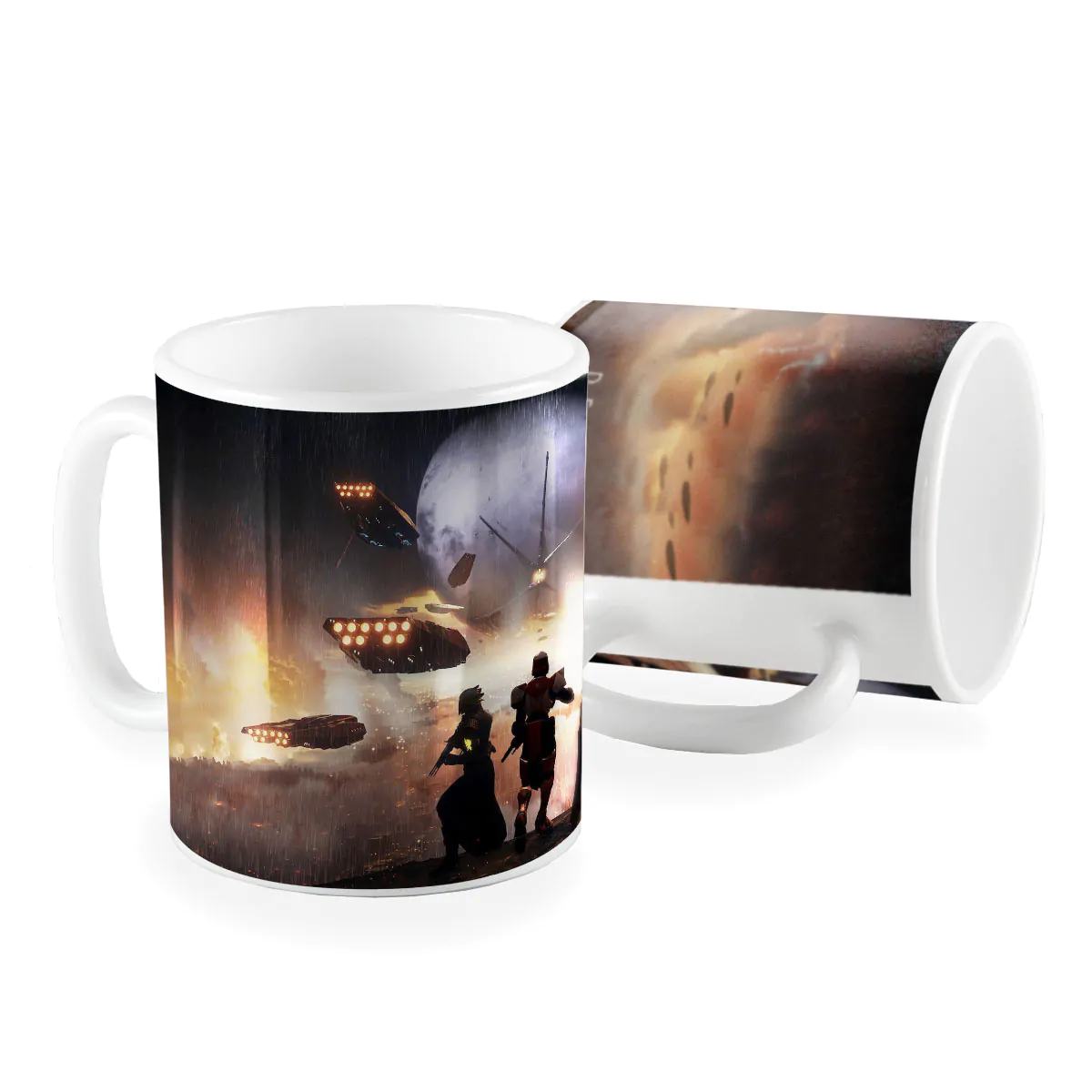 Caneca Game Destiny Awaits batalha