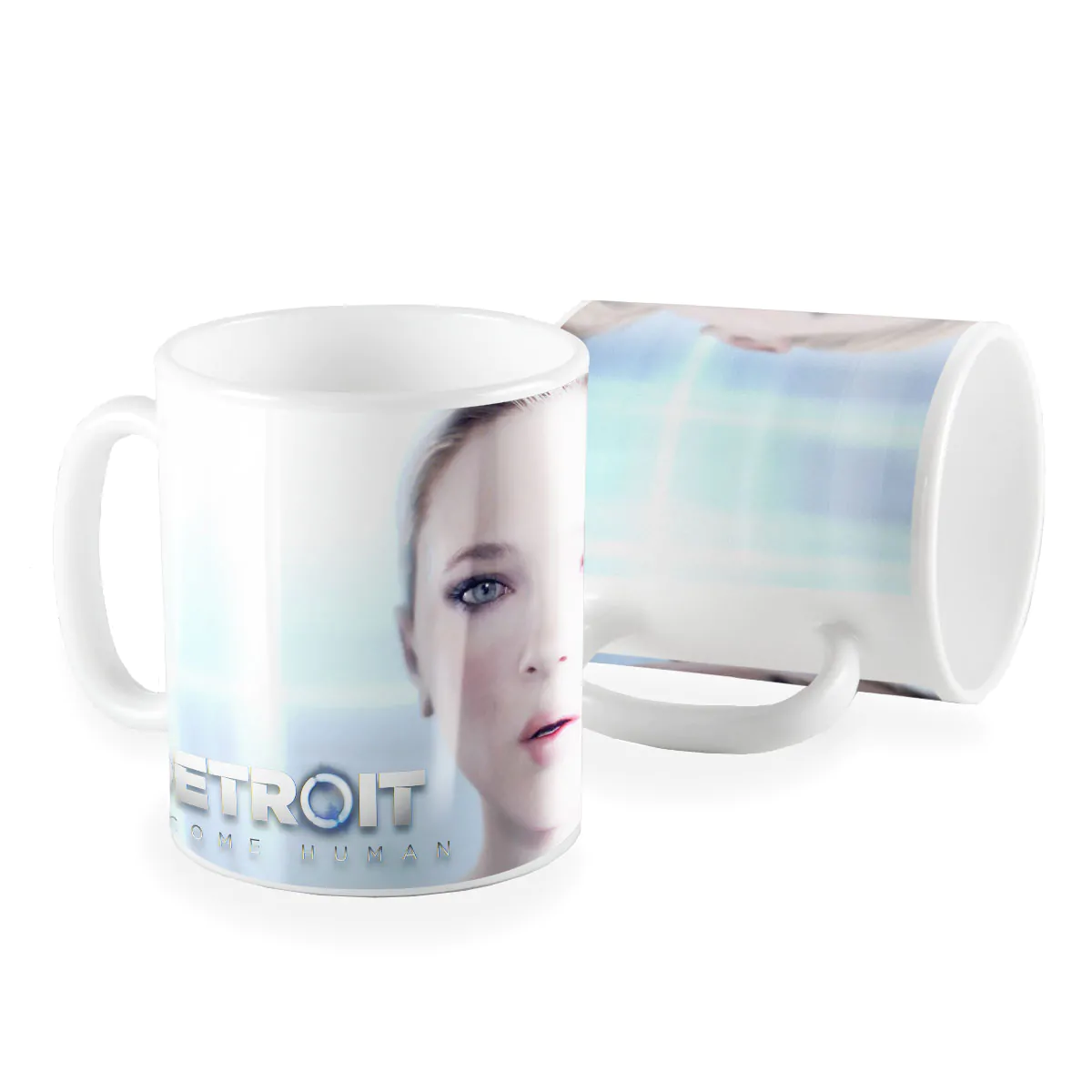Caneca Game Detroit human woman