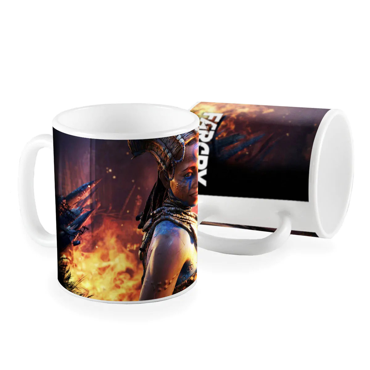 Caneca game FarCry guerrilheira
