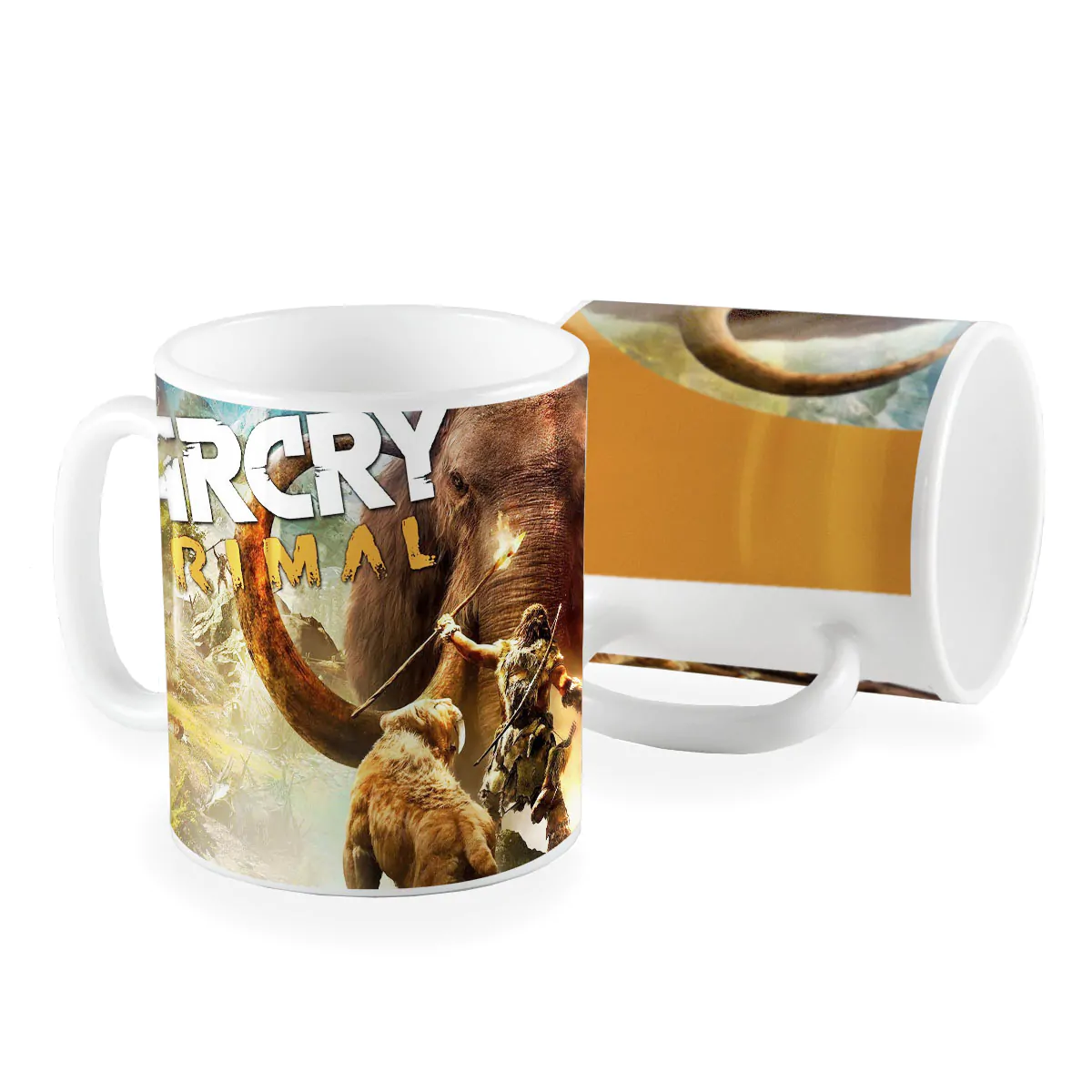 Caneca game FarCry 4 animais batalhas